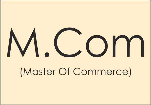 M.Com (Master of Commerce)