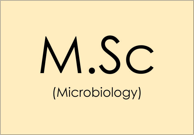 M. SC. (Microbiology)