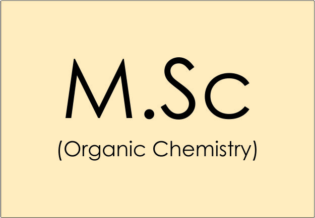 M.Sc. Organic Chemistry