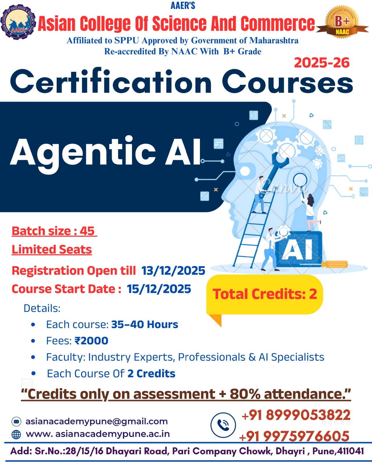 Certificate Course of Agentic AI