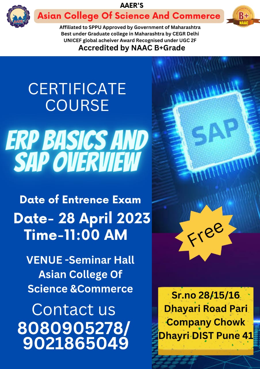SAP Certificate course